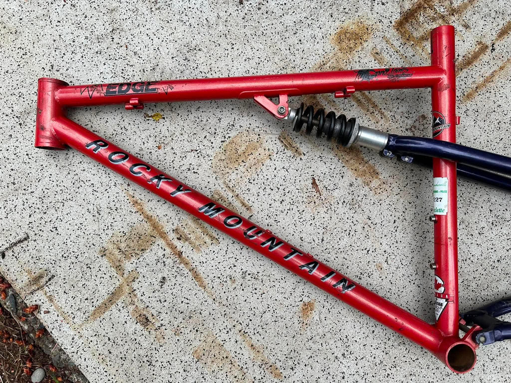 Vintage 1993 Rocky Mountain Edge Frame + Amp Fork