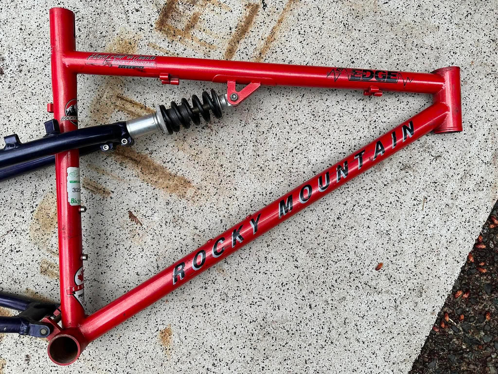 Vintage 1993 Rocky Mountain Edge Frame + Amp Fork