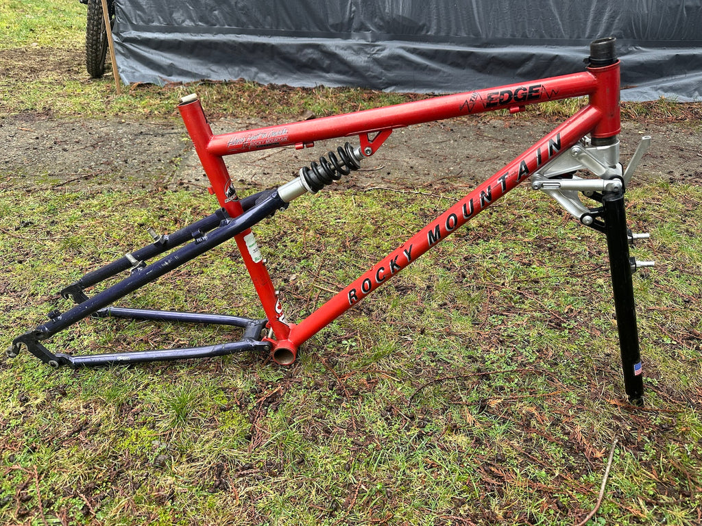 Vintage 1993 Rocky Mountain Edge Frame + Amp Fork